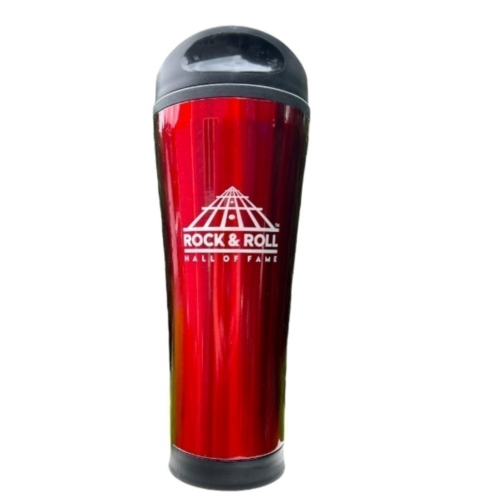 ROCK and roll hall of fame stainless steel tumbler NWOT